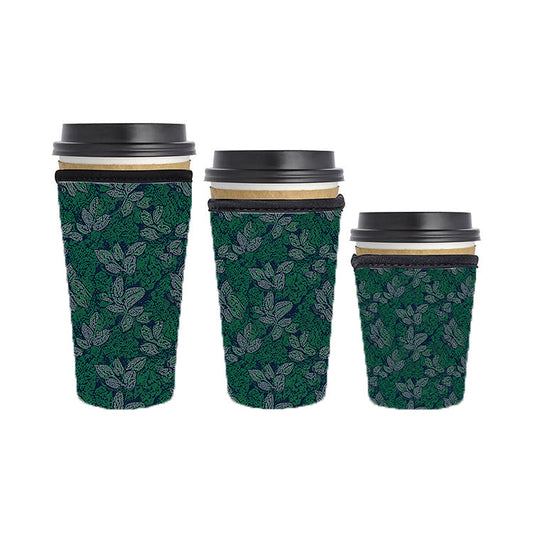 Abstract Reusable Neoprene Insulator Soda Tea Iced Hot Coffee Cup Drink Sleeve