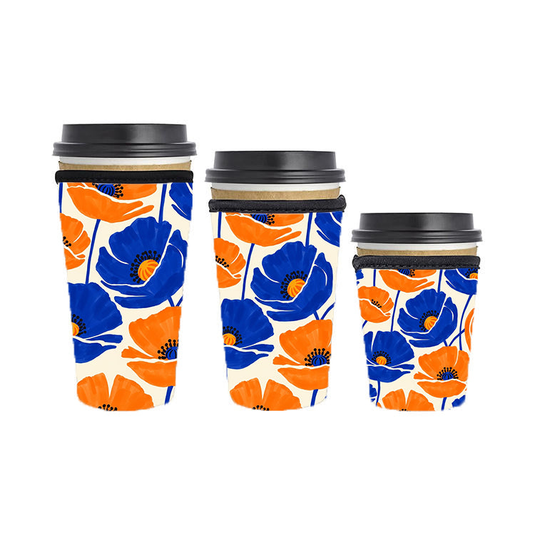 Abstract Reusable Neoprene Insulator Soda Tea Iced Hot Coffee Cup Drink Sleeve