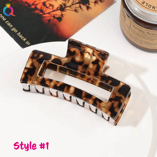 PRE ORDER - Hair Claw Animal Print
