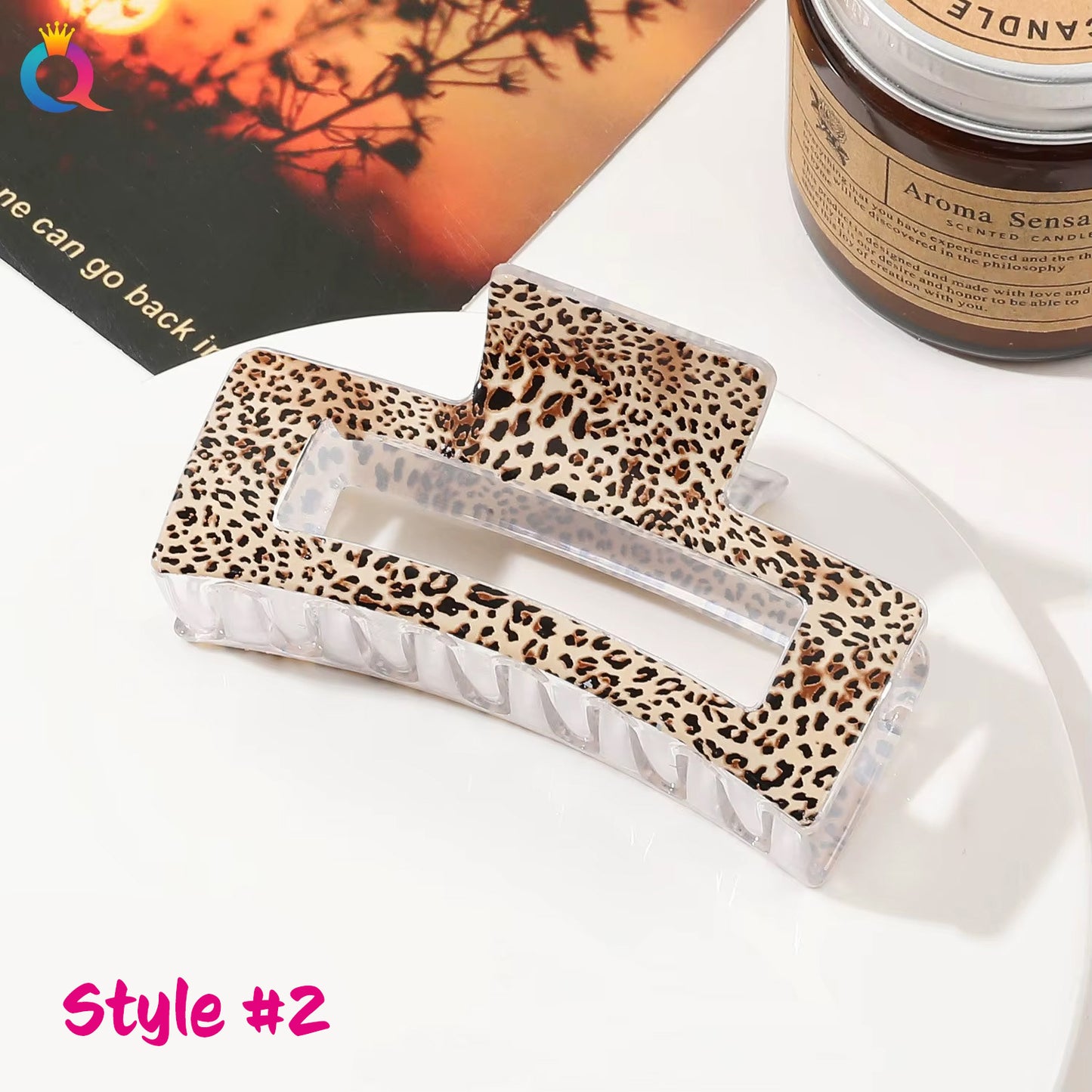 PRE ORDER - Hair Claw Animal Print