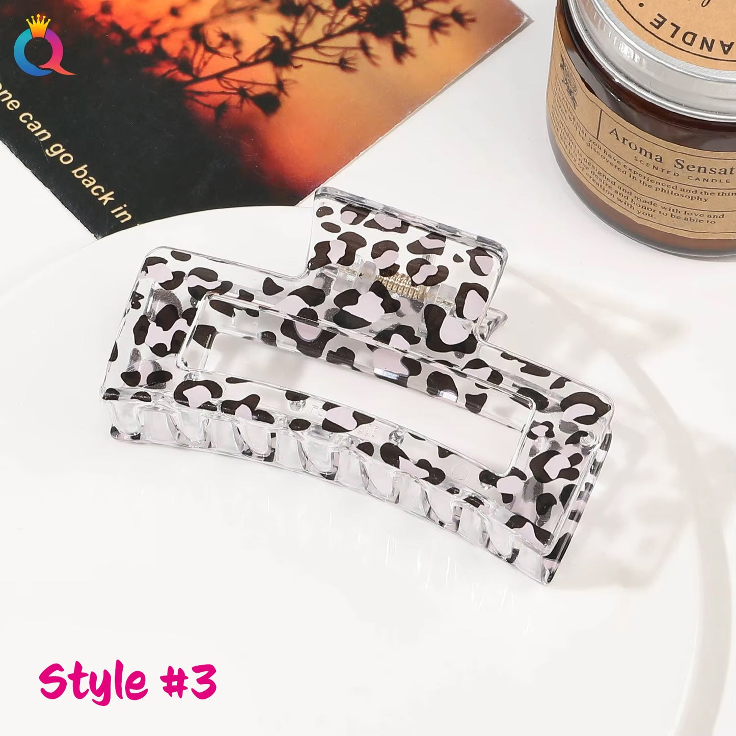 PRE ORDER - Hair Claw Animal Print