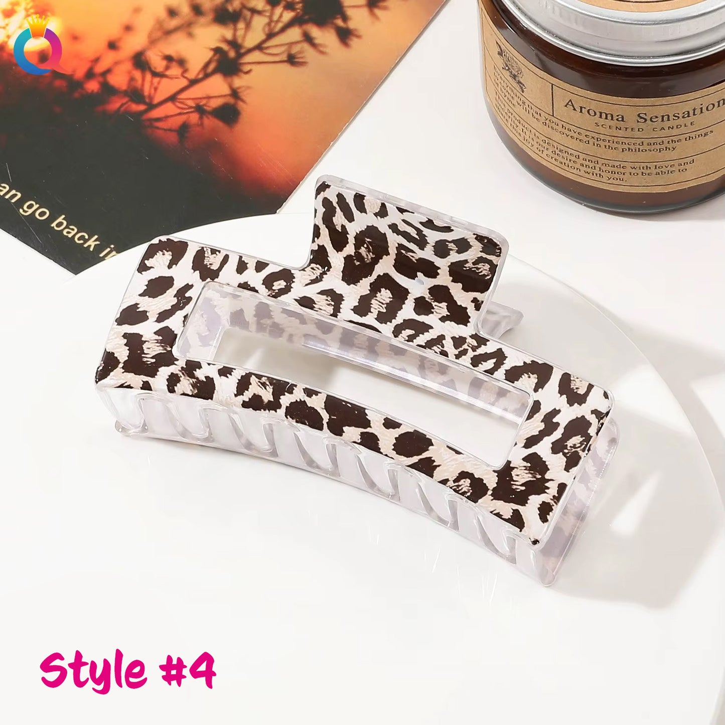 PRE ORDER - Hair Claw Animal Print