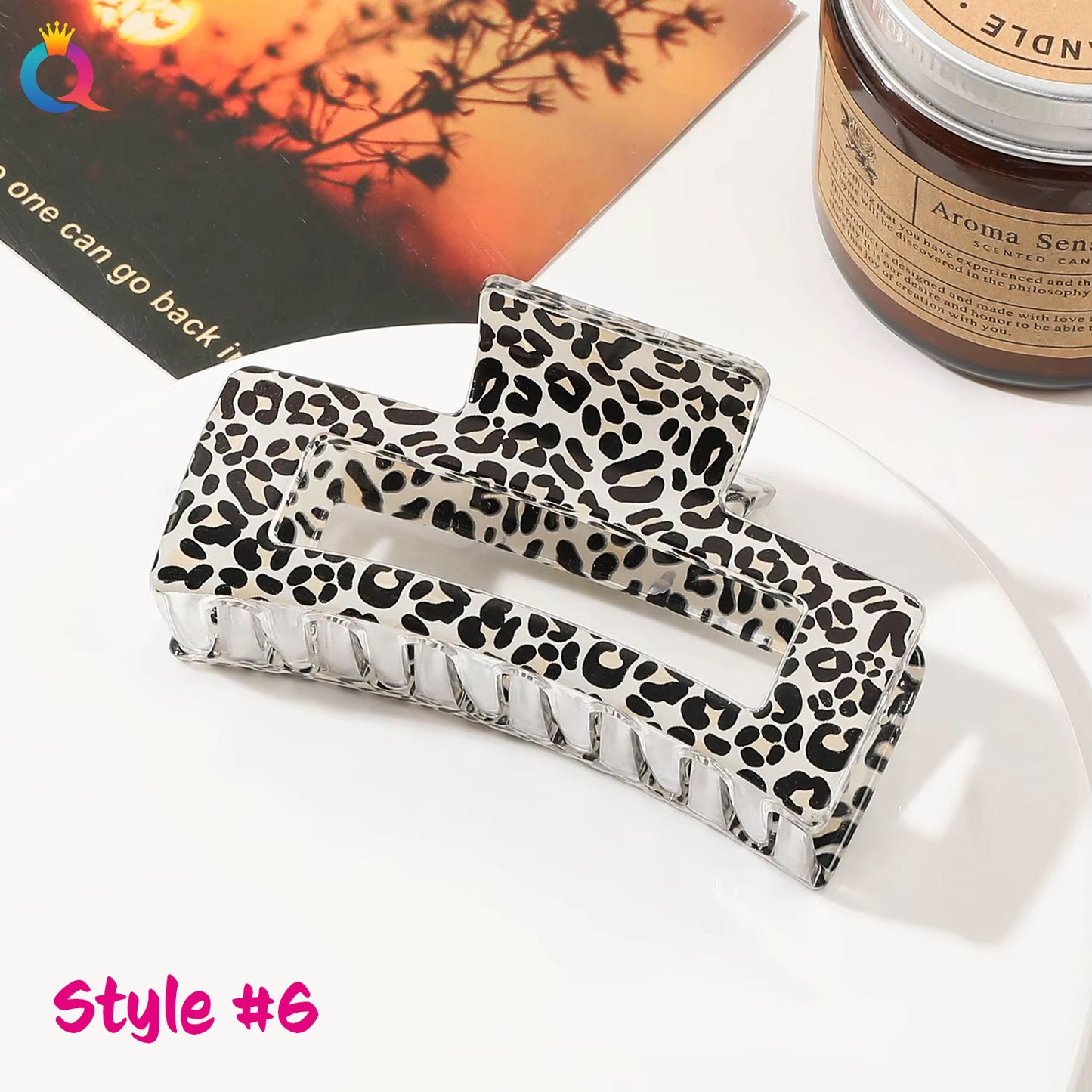 PRE ORDER - Hair Claw Animal Print