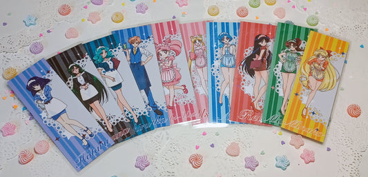 Sailor Moon Senshi Scout Cafe Complete Set Bookmark