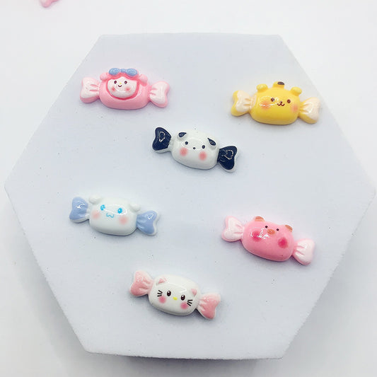 Kawaii Cute Sanrio Candy Resin Charms 70 pieces