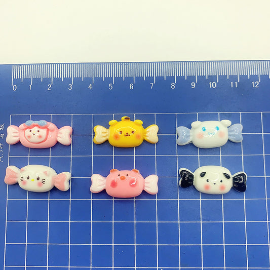 Kawaii Cute Sanrio Candy Resin Charms 70 pieces