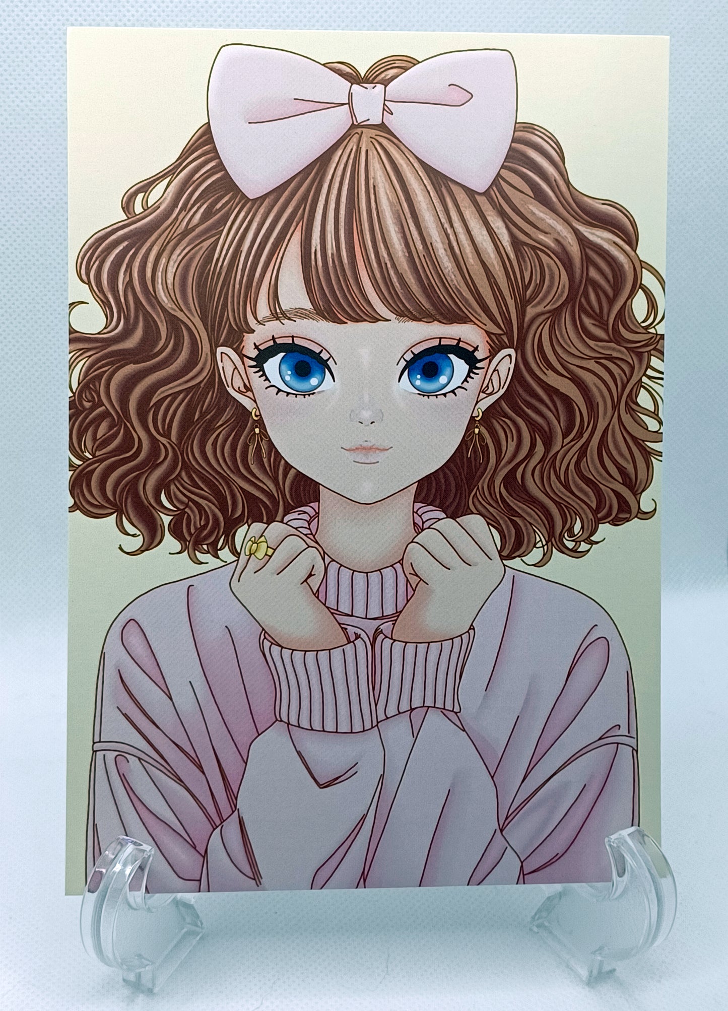 Lizzy Print Wall Art Gift Decor Photo Kawaii Style Home Aesthetic Girl Pastel Cute 5x7