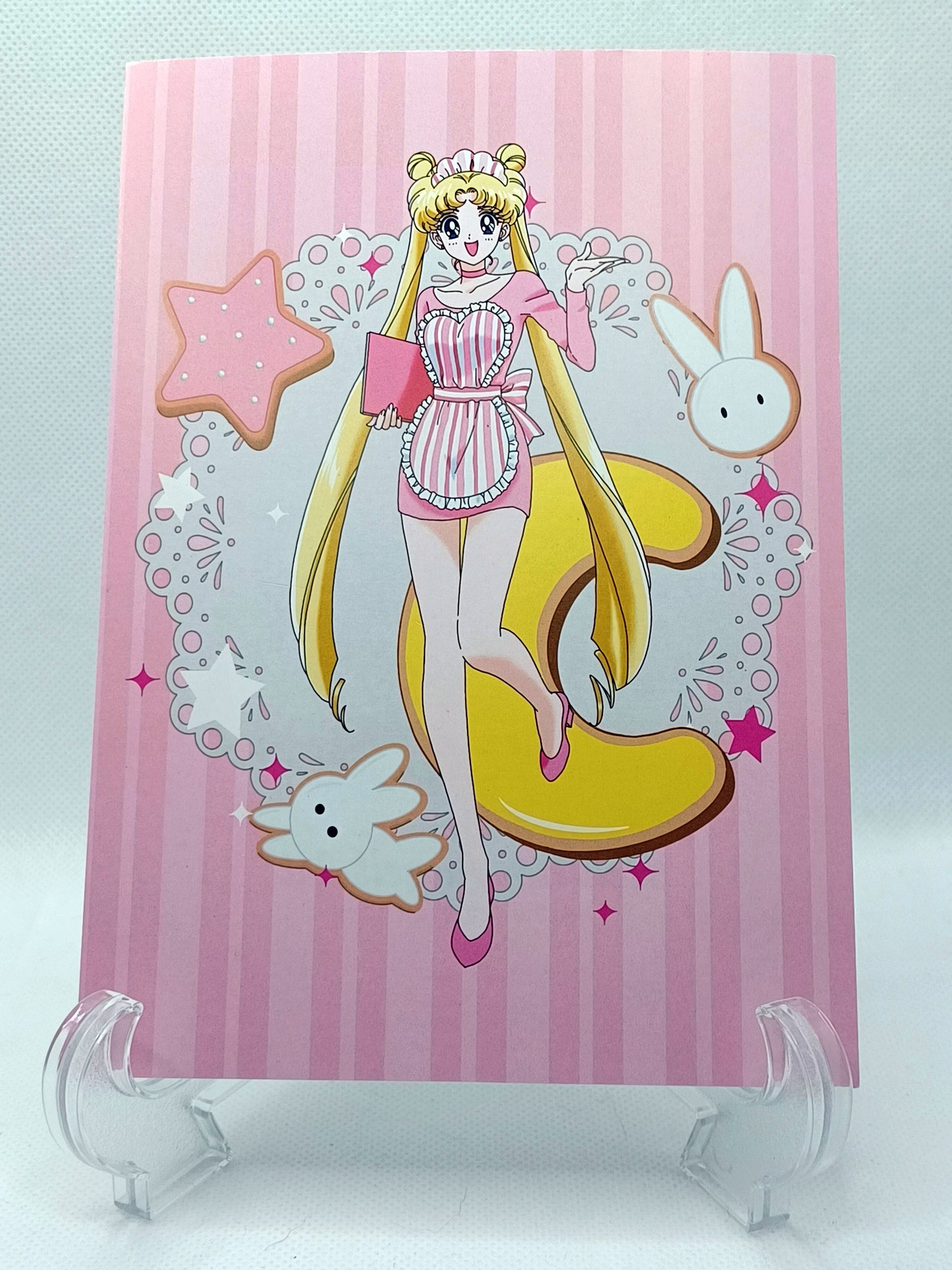 Sailor Moon Usagi Cafe Art Print
