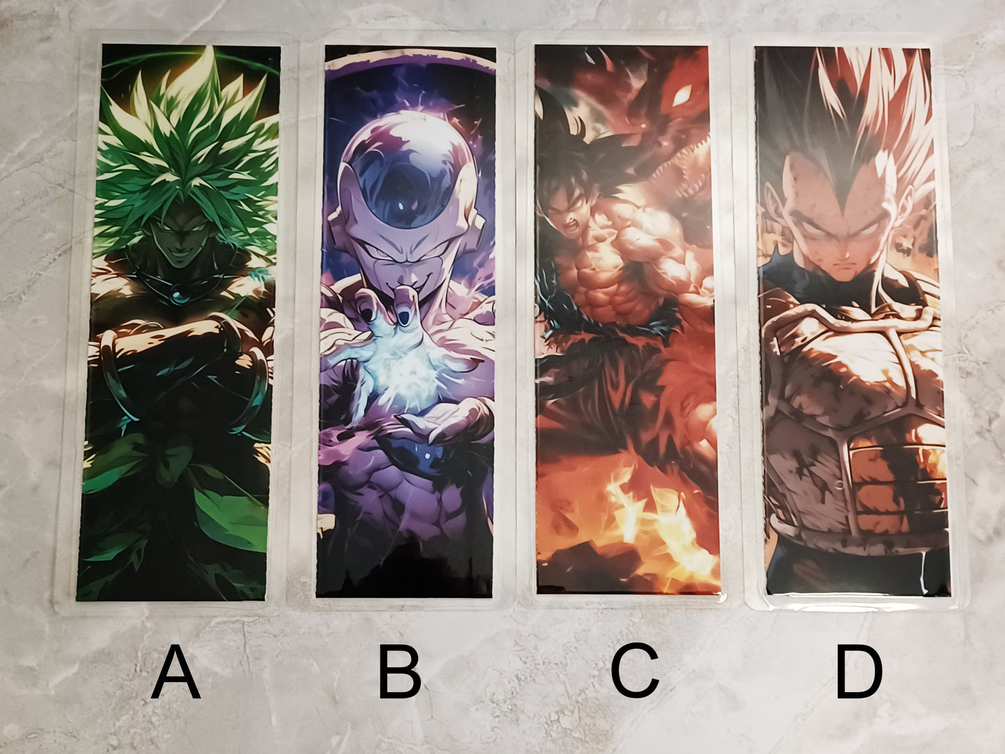 Dragon Ball Z Bookmarks Manga Anime